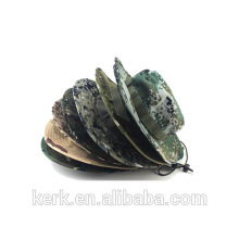 LINGSHANG boné por atacado de pescador Camo sol Verão fresco Pesca Camping barato Bucket pesca chapéu para exterior